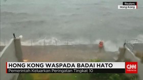 Badai Hato Ancam Hong Kong