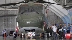 KPK Periksa Fisik Helikopter AW-101