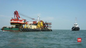 Mengintip Proyek Pengerukan Pelabuhan Tanjung Mas