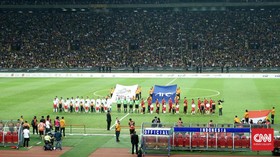 Timnas Indonesia Lawan Malaysia Tanpa Gol di Babak Pertama