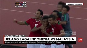 Hadapi Malaysia, Tiket Suporter Indonesia Dibatasi