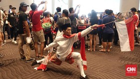 Tampil Nyentrik demi Islam dan Indonesia di SEA Games 2017