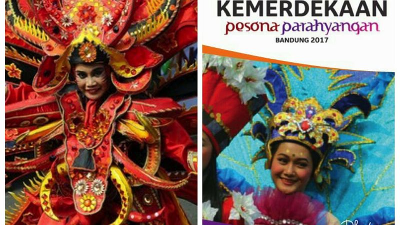 Masyarakat dari berbagai kota sangat antusias menyaksikan Karnaval Kemerdekaan Pesona Parahyangan 2017.