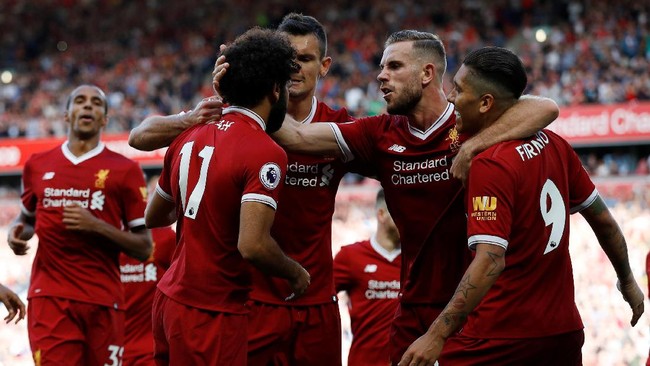 Liverpool sukses mencatat kemenangan besar atas Arsenal dengan skor 4-0 di Anfield, Minggu (27/8).