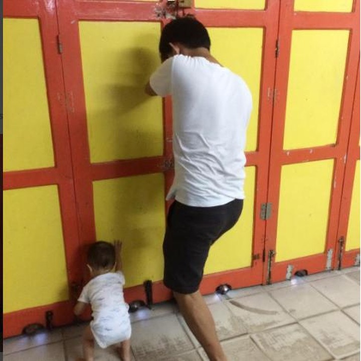 <div>Ih lucu ya Bun, si kecil bener-bener mau bantu ayahnya. (Instagram: @phing1109)</div><div> </div>