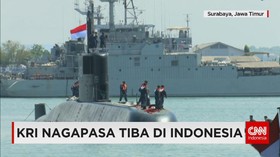 Kapal Selam KRI Nagapasa Tiba di Indonesia