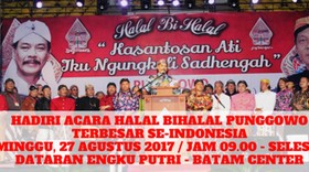 Ratusan Ribu Wisatawan Kunjungi Halalbihalal Punggowo