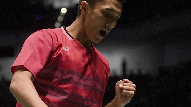 Jonatan Christie berhasil meraih medali emas SEA Games 2017 setelah menang atas Khosit Phetpradab dari Thailand di babak final.