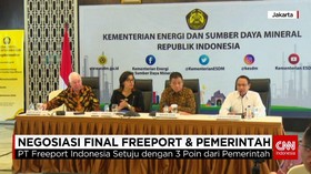 Negosiasi Final Freeport & Pemerintah