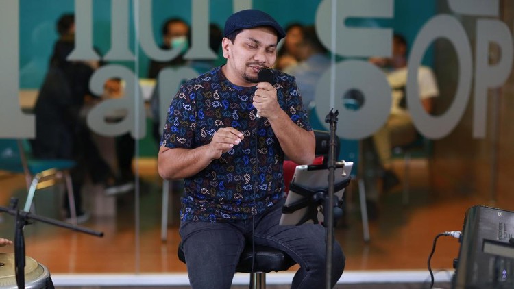 Tompi Tompi di kantor detikcom.