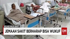 Jemaah Sakit Berharap Bisa Wukuf