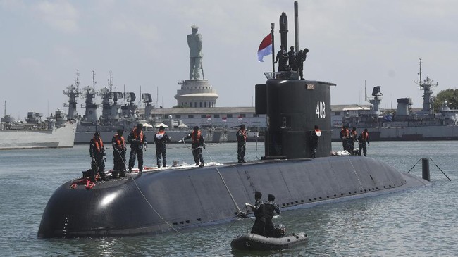 Kapal selam tempur, KRI Nagapasa, disebut bakal unjuk gigi dan dipamerkan kepada publik dalam puncak HUT ke-72 TNI di Cilegon, Banten, 5 Oktober 2017.