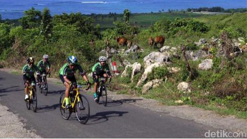 Acara sport tourism di Indonesia memang selalu menampilkan alam yang indah.
