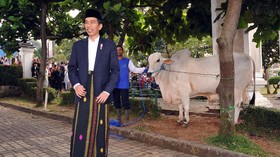Jokowi Minta Kiai Ikut Kawal Tahun Politik