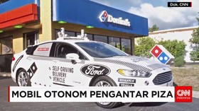 Mobil Otonom Pengantar Piza
