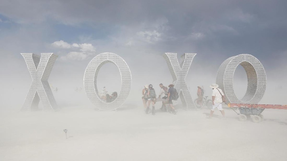 FOTO: Ekspresi 'Radikal' Seni di Burning Man Festival