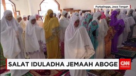 Jemaah Aboge Purbalingga Salat Iduladha pada Minggu Pagi