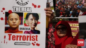 'Biksu yang Terlibat Pengusiran Rohingya Hilang Kebiksuannya'