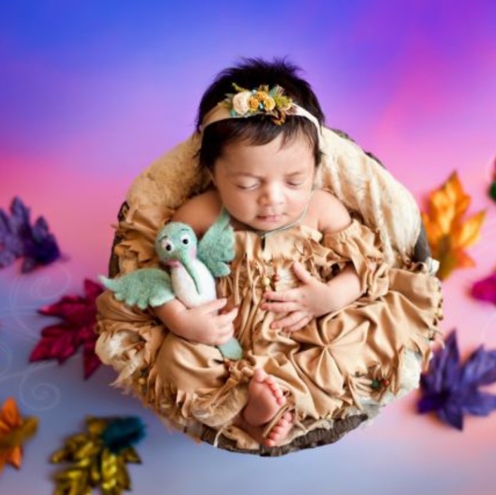 Ini dia si Pocahontas. Menggemaskan banget ya, Bun. (Foto: Belly Beautiful Portrait via Babble)