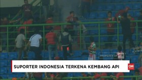 VIDEO: Momen Menakutkan Fan Timnas Indonesia Kena Petasan