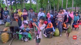 VIDEO: Ledakan di Tengah Pelarian Rohingya