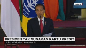 Presiden Jokowi Tak Pakai Kartu Kredit