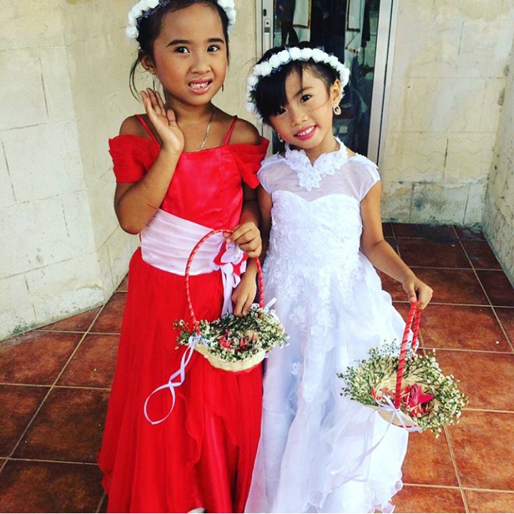 <p>Kalau yang ini cinta Indonesia banget bridesmaid-nya, merah putih! (Foto: Instagram @lovemarie.sand89)</p>