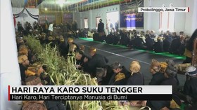 Suku Tengger Merayakan Hari Raya Karo