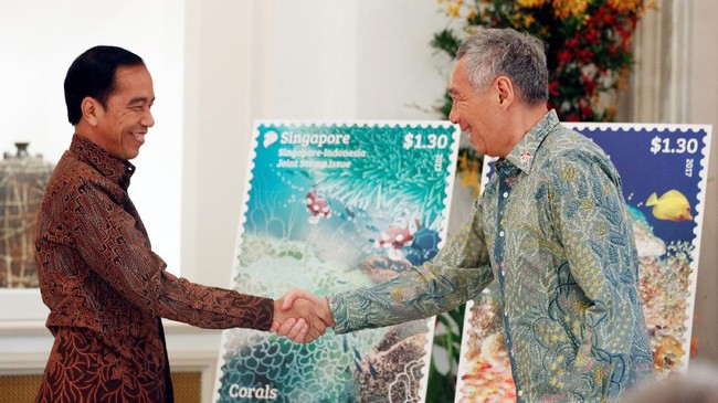 Pilihan terhadap Batam, karena dua pimpinan negara menganggap pulau ini terletak di antara Indonesia dan Singapura.