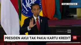 Presiden Jokowi Akui Tak Pernah Gesek Kartu Kredit