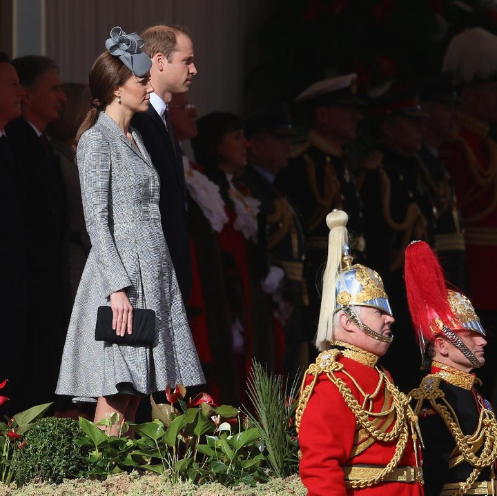 <p>Di bulan Oktober 2014, meski hamil muda Kate tetap terlihat cantik ya. (Foto: Chris Jackson/ Getty Images)</p>