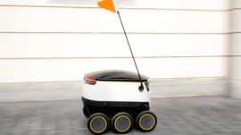 Robot Mini Pengantar Belanja Online