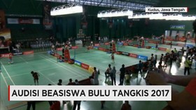 Audisi Beasiswa Bulu Tangkis 2017