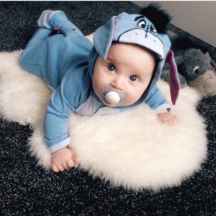Bukan merumput, Eeyore yang satu ini justru 'ngempeng' ya Bun, hi hi hi (Foto: Instagram @elyse_and_aurora)