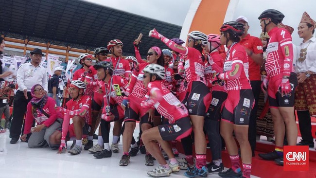 Gowes Touring Pesona Nusantara (GTPN) yang telah menempuh jarak lebih dari 5000 km resmi masuk Museum Rekor Indonesia.