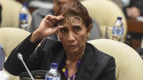 Menteri Susi Tolak Tanggapi Polemik Penenggelaman Kapal