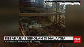 Asrama Pesantren di Malaysia Terbakar