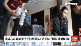 Puluhan Ribu Butir Tramadol Gagal Diselundupkan