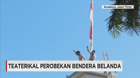 Teatrikal Refleksi Penyobekan Bendera Belanda