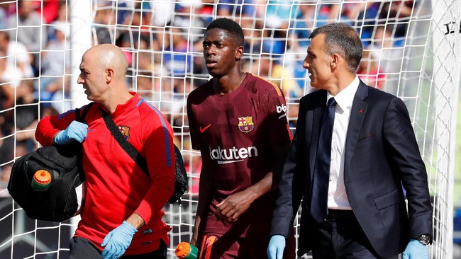 Barcelona mendapat ujian berat lantaran Ousmane Dembele diperkirakan absen selama 3-4 bulan lantaran cedera yang dialami pada laga lawan Getafe.