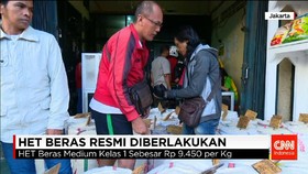 Pemberlakuan HET Beras