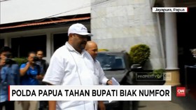 Korupsi APBD, Bupati Biak Numfor Papua Ditahan