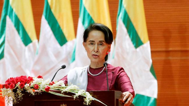 Resmi Buka Suara, Suu Kyi Janji Hukum Pelanggar HAM Rakhine