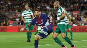 FOTO: Lionel Messi Menggila, Ciptakan Empat Gol