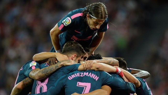 Atletico Madrid sukses mencuri tiga poin di markas Athletic Bilbao. Tim arahan Diego Simeone mampu menaklukkan Bilbao 2-1.