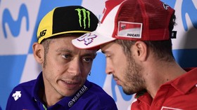 MotoGP Austria: Rossi Kaget Dovizioso Tinggalkan Ducati