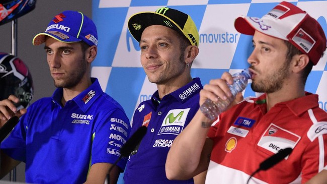 Andrea Dovizioso tidak yakin mantan juara dunia Valentino Rossi bisa melesat cepat di atas lintasan dalam balapan MotoGP 2020.