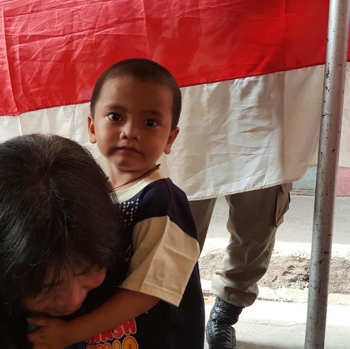Hai Bun, liat aku deh, aku berani vaksin kan! (Foto: Amel/ HaiBunda)