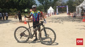 Peraih Dua Emas SEA Games Juara di MTB XCM Tanjung Lesung