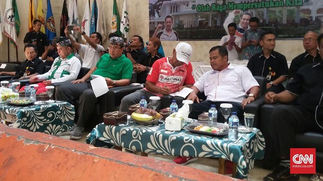 Turnamen Gala Desa 2017 tingkat Kota Tasikmalaya resmi digelar di Gor Sukapura Dadaha, Tasikmalaya, Jawa Barat, Sabtu (23/9).